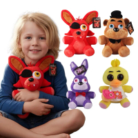 Gấu Bông Five Nights At Freddy's 18cm 25cm Đồ Chơi Hoạt Hình Gối Sưu Tập Hình Thú Cáo Gấu Thỏ Nhồi B