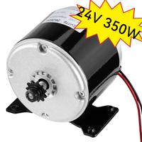 24V 350W มอเตอร์ไฟฟ้า DC แบบแปรงถ่าน 3000RPM มอเตอร์แม่เหล็กถาวรแรงบิดสูงสำหรับ E-Scooter Go Kart E-