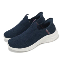 【SKECHERS】休閒鞋 Ultra Flex 3.0-Easy Win Slip-Ins 女鞋 藍白 套入式 健走鞋(150450-NVY)