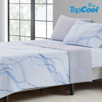 【Tonia Nicole 東妮寢飾】TopCool瞬涼呼吸涼感被-蔚藍海岸(雙人180x210cm)