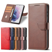Luxury Leather Flip Case For Samsung Galaxy S20 Plus S21 Ultra FE S9 S8 S7 Edge S6 S10E 5G Lite Stand Bag Card Slots Cover