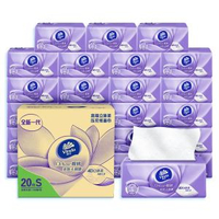 維達壓花4D家用紙巾 90抽 20包