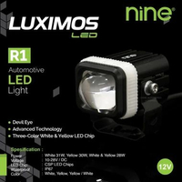 Luximos R1 Lampu Led Tembak Mini Laser Motor Mobil 30 Watt Waterproof