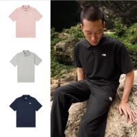 【The North Face 官方旗艦】男女刺繡LOGO透氣POLO衫/襯衫(多款可選)