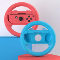Steering Wheels for Nintendo Switch &amp; OLED JoyCons, Racing Wheels for Mario Kart 8 Deluxe Joy-con Attachment Accessories