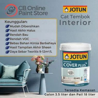 CAT TEMBOK JOTUN - LIGHT GRANITE 2040 - GALON COVERPLUS SHEEN