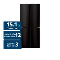 ไฮเซ่นส์ ตู้เย็น 4 ประตู รุ่น RQ518N4TBN ขนาด 15.1 คิว สีดำ