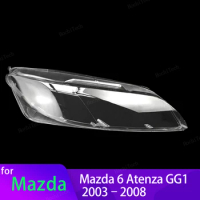 Head Lights Cover For Mazda 6 Mazda6 Atenza GG1 2003-2008 Transparent Housing Front Headlights Lens Shell Glass Lampcover