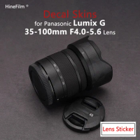 LUMIX G 35-100 F4.0-5.6 Lens Decal Skin for Panasonic LUMIX G 35-100mm F4.0-5.6 Lens Protector Anti-scratch Cover Film 3M Vinyl