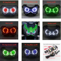 Motorcycle LED Headlamp Custom HID Projector Headlight Assembly Head Light For Kawasaki Z800 Z250 Z300 13-17 Faros Led Para Moto