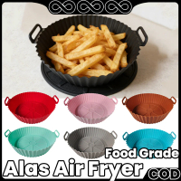 Alas Air Fryer Silikon BPA Free Tray Silicone Air Fryer Tahan Panas Anti Lengket Food Grade Alas Sil