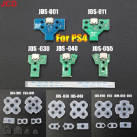 JCD 1pcs For PS4 Slim Pro Game Controller USB Charging Port Socket Circuit Board 12Pin JDS 011 030 040 055 14Pin 001 Connector