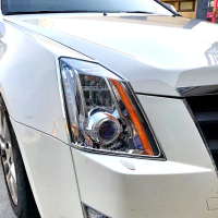 【IDFR】Cadillac 凱迪拉克 CTS 2008~2011 鍍鉻銀 車燈框 前燈框 頭燈框 大燈框(燈框 燈眉 鍍鉻改裝)