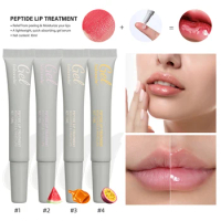 10ml Moisturizing Peptide Lip Treatment Lip Mask Gel Remove Dead Skin Lipstick Base Lip Cream Lip Care Mask Reduce Lip Lines