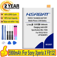 HSABAT 5900mAh LIP1624ERPC Battery For Sony Xperia X Performance XP F8132 F8131