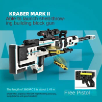 MOC APEX Military Series long-Range Sniper Rifle Building Block Gun Model Set Children's Puzzle Toys Christmas Gift