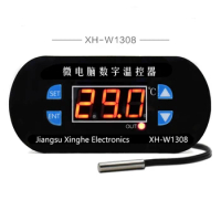 XH-W1308 Digital Control Temperature Microcomputer Thermostat Switch Home Termostat Controller Thermoregulator 12V 24V 220V 10A