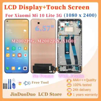 6.57 inchs Display Screen for Xiaomi Mi 10 Lite 5G Lcd Display Touch Screen Digitizer Assembly For M