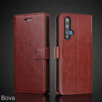 case for Huawei Nova 5T / Huawei Honor 20 card holder cover case leather Flip Cover Retro wallet phone bag fitted case business