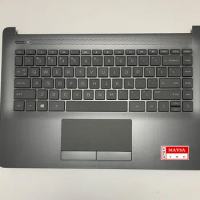 NEW Laptop Palmrest Upper Case US Keyboard Touchpad For HP Pavilion 14-CF 14S-C 14-DF 14S-DF 14-DK 14S-CR L24818-001 L23491-001