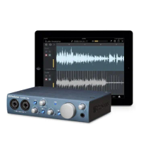 PreSonus AudioBox ITWO professional USB external audio interface with high-performance mic preamplifier for producers on the go