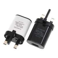 Top Quality 5V 2A Britain UK Plug USB Fast Charger Mobile Phone Wall Travel Power Adapter For iPhone X Samsung Xiaomi 300pcs/lot