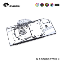 Bykski Water Cooling Block For ASUS ROG STRIX RTX 2080/ 2080S O8G GAMING/RTX 2070 SUPER GPU Cooler,N-AS2080STRIX-X