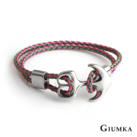 【GIUMKA】男手鍊．船錨．金屬鋼絲(新年禮物)