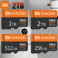 Xiaomi Micro SD Card 2TB 1TB High Speed SD Memory Card 128GB 256GB 512GB MicroSD TF Flash Card for Xiaomi Phone Camera Table PC