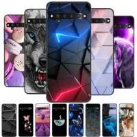 Soft TPU Case For TCL 10 Pro Case T799B Silicon Cartoon Back Bumper Coque For TCL 10 Pro Covers T799H 10Pro Protective Fundas