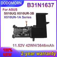 DODOMORN New B31N1637 Battery For ASUS X510 X510UA X510UF X510UQ VivoBook S15 S510UA S510UQ S510UN S