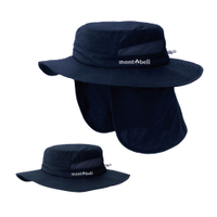 【【蘋果戶外】】mont-bell 1118286 BKNV 海軍藍 遮陽圓盤帽 SAHARA HAT 遮陽帽
