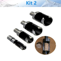 Import NEWONE Mata Bor Hole Punch Drill Bit Sleeve Type 6-16mm 4PCS - HL-120701 - Silver Viral