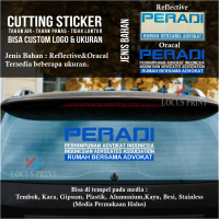 Cutting Stiker PERADI RBA Rumah Bersama Advokat Lawyer Pengacara