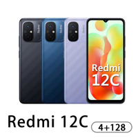 小米 紅米 Redmi 12C (4GB/128GB)智慧型手機 全新機 (贈三合一傳輸線)