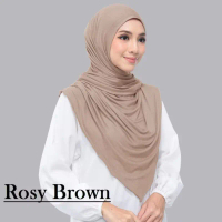 Tudung Bawal Korean Silk Wanita Square 40inch x 40inch Jilbab