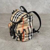 Tas BURBERRY ENFIELD CHECK BROWN BACKPACK 100% ORIGINAL 30X26X13CM