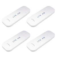 4X 4G Wifi Router USB Dongle Wireless Modem 100Mbps With SIM Card Slot Pocket Mobile Wifi For Car Wireless Hotspot
