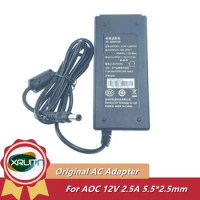 🔥 Genuine For AOC P2491 LCD Monitor Power Supply 12V 2.5A 30W 5.5x2.5mm AC Adapter Charger SOY SUN-1200250