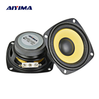 AIYIMA 2Pcs 3นิ้วแบบพกพาลำโพง4โอห์ม10W Full Range เครื่องขยายเสียงลำโพงมัลติมีเดียลำโพง DIY เครื่องขยายเสียง Home Audio