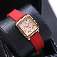 BISA COD JAM TANGAN WANITA VIRENCE RUBBER TANGGAL AKTIF LS-385 FREE BOX & BATRE CADANGAN