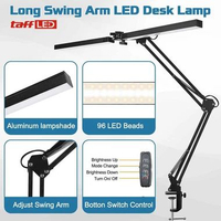 TaffLED Lampu Meja Baca LED Double Head 3 Color Mode SMD - ZN14 Hitam