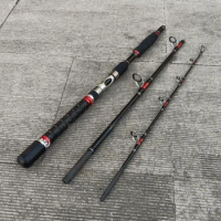 Fishing Lure Rod 1.8m 2.1m Lure 70-250g Strong Trolling Fishing Rod Carbon Hard Fast Surf Boat Spining Fishing Rods Travel Pole