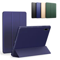Tri-fold Flip Stand Smart Case For Huawei Matepad Pro 10.8 inch 2019, PU Leather Front Cover Ultra thin Magnetic Tablet Case