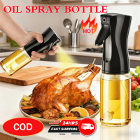 Oil Spray Bottle Vinegar Pour 2 in 1 220ml/300ml Glass Oil Dispenser Bottle Spray Mister for Kitche