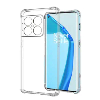 Transparent Shockproof Case For Oneplus 11 10 Pro 10T 10R 11R Clear TPU Shell For Oneplus ACE 2 Pro 2V Soft Silicone Back Cover