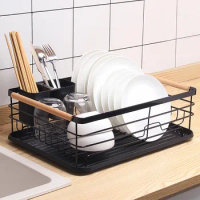 Practical Dish Storage Rack Dish Drying Rack Store Dishes Stainless Steel Dish Drainer Kitchen Supplies Storage Drain Dishes