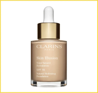 CLARINS 嬌韻詩天然保濕粉底液 SKIN ILLUSION NATURAL HYDRATING FOUNDATION SPF15 #105 NUDE 30ML