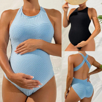 Supportive Maternity Swimsuit Chest Support Stability Comfort During Water Yoga