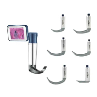 Airway Management Video Laryngoscope Reusable for Pediatric Neonate with Miller Blade #00 Mac Blade